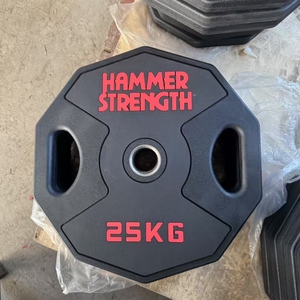 Gym Commercial TPU Weight <b>Plate</b> Environmental Tasteless Type Comfortable 2.5-<b>25kg</b> Unisex - Product Image 2