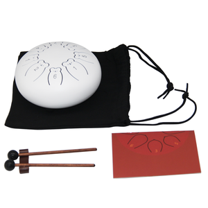 Tambor Etéreo de 6 Pulgadas de Acero Inoxidable, Tambor de Lengüetas de Acero, Tambor Musical para Olvidar las Preocupaciones - Product Image 1
