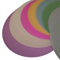 Papier de verre abrasif sec/humide en fibre optique diamant résistant à l'abrasion-Disques en papier polyester D0.5/1/3/9/30