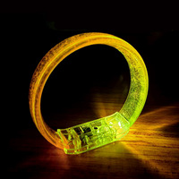 Bracelets LED multicolores avec bracelet à bulles lumineuses, bracelet lumineux clignotant pour fête, bracelet lumineux de Noël