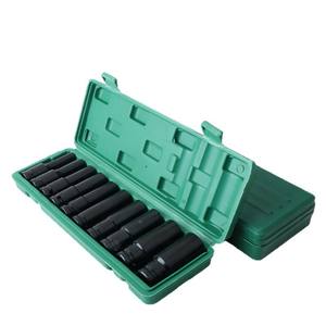 Jeu de douilles professionnel 8-32 mm, entraînement hexagonal 1/2 pouce, en acier à haute teneur en carbone, qualité industrielle, traitement par électrophorèse - Product Image 1