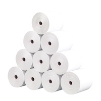 Rouleaux thermiques jumbo haute stabilité sans BPA ni BPS, idéaux pour la découpe de rouleaux de caisse enregistreuse
