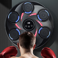 Nouvelle machine de boxe musicale intelligente, cible murale, boxe à domicile, cible électronique de réaction pour enfants, équipement d'entraînement pour adultes