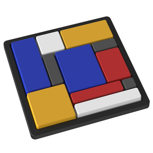 Vente directe du fabricant original, jouets Sanrong, jouet de construction en bois, blocs de construction éducatifs, 40 pièces pour les enfants de 5 à 7 ans - Product Image 1