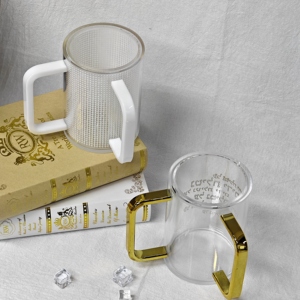 Vaso de lavado judío de acrílico y lucita con dos asas, de plástico, personalizado, para Purim y Pascua - Product Image 5