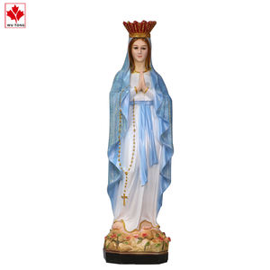 カスタム樹脂聖母マリア像宗教工芸品クリスチャン置物教会像 - Product Image 3