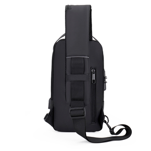 低价批发轻质防水简约设计包时尚吊带新款单肩男士胸包 - Product Image 4