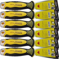 ESreake Lot de 6 spatules à mastic de 2 pouces, lames en acier à haute teneur en carbone, manche ergonomique en plastique pour le collage, la peinture et le décapage de papier
