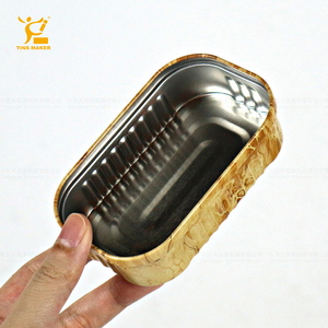 Tinsmaker Custom Logo Printed Oem Odm Food Grade <strong>Empty</strong> 125g <strong>Sardine</strong> Reusable <strong>Tin</strong> Can Rectangular <strong>Sardine</strong> Style <strong>Tin</strong> Manufacturers - Product Image 5