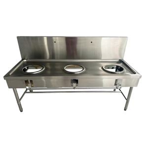 เตาแก๊สสเตนเลสสตีลสีเงิน 3 หัวเตา ยี่ห้อ VICTORY รุ่น VCT เป็นมิตรต่อสิ่งแวดล้อม สำหรับอุปกรณ์ครัว - Product Image 1