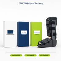 Bota Ortopédica para Caminar con Base Basculante, Inmovilizador de Fracturas de Tobillo, Fascitis Plantar, Postoperatoria, OEM, CE, ISO13485