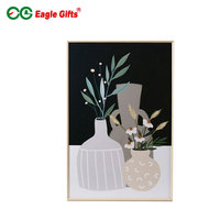 Grand cadre de Photo à peinture réelle, peint à la main, moderne, abstraite, décoration nordique, grande maison, toile, dessin de diamant d'art