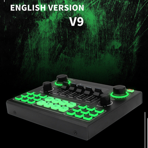 Carte son multifonctionnelle Live V9, volume intelligent réglable, mixeur audio M, carte son pour spectacle en direct, enregistrement sonore - Product Image 5