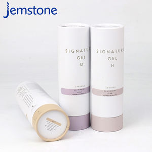 Emballage en tube de papier de taille personnalisée avec impression couleur complète pour shampooing, soin de la peau, sérum, biodégradable, en gros - Product Image 1