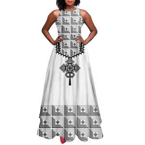 <span class=keywords><strong>Abito</strong></span> etiope africano Habesha croce etiopia <span class=keywords><strong>abito</strong></span> da <span class=keywords><strong>donna</strong></span> estivo Sexy Plus Size Maxi <span class=keywords><strong>abito</strong></span> sfuso Dropshipping personalizzato bianco - Product Image 2