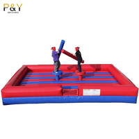 Jeu de gladiateur gonflable Commercial, poussière, pour adultes, offre spéciale