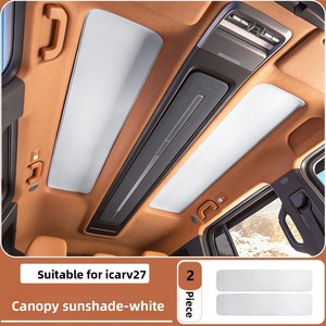 อุปกรณ์เสริมสำหรับรถยนต์ <span class=keywords><strong>Chery</strong></span> ICAR V27 ปี 2024 - ผ้าคลุมบังแดดแบบยืดได้สำหรับหลังคาซันรูฟ พร้อมฉนวนกันความร้อนสำหรับตกแต่งภายในรถยนต์ - Product Image 1