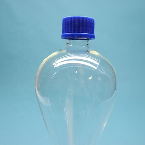 Lab Glassware Pear Shape <strong>Glass</strong> <strong>Separatory</strong> <strong>Funnel</strong> Separating <strong>Funnel</strong> With PTFE or <strong>Glass</strong> Stopcock and Outer Screw Lid - Product Image 3