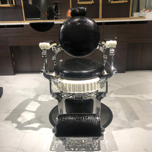 HaoYu, los mejores muebles de salón de belleza de oro blanco, silla de peluquero Vintage, silla de peluquería reclinable hidráulica, silla de peluquero para salón - Product Image 5