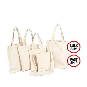Sac fourre-tout en toile spacieux et économique, sac en coton vierge réutilisable, idéal pour les trajets quotidiens et l'école, personnalisation complète possible - Product Image 1