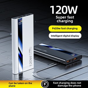 <span class=keywords><strong>Batterie</strong></span> <span class=keywords><strong>externe</strong></span> populaire ultra-mince à charge rapide en plastique 20 000 mAh, chargeur mobile portable ultra-grande capacité au lithium polymère - Product Image 5