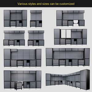 Boîte à outils modulaire FAYI, établi multifonctionnel, combinaison de tiroirs, armoire à outils, poste de travail de <span class=keywords><strong>garage</strong></span>, garantie de 3 ans, résistant à la rouille - Product Image 3