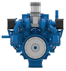 Tekne için orijinal Weichai Baudouin 126m26.2c1000 1000HP 1800rpm dizel deniz motoru