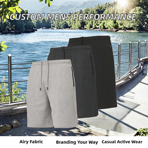 Customizable Mens Solid Mid <b>Technical</b> Fabric Performance <b>Shorts</b> Breathable Private Label Bulk Wholesale Factory OEM Service - Product Image 2