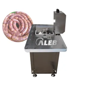Professionele Ham Hotdog Koppelen Bindmachine Automatische Bundel Knopen Machine Rij Worst Maken Machine