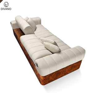 Divani in Vera Pelle di Lusso per Home Cinema, Mobili Italiani di Alta Gamma - Product Image 3