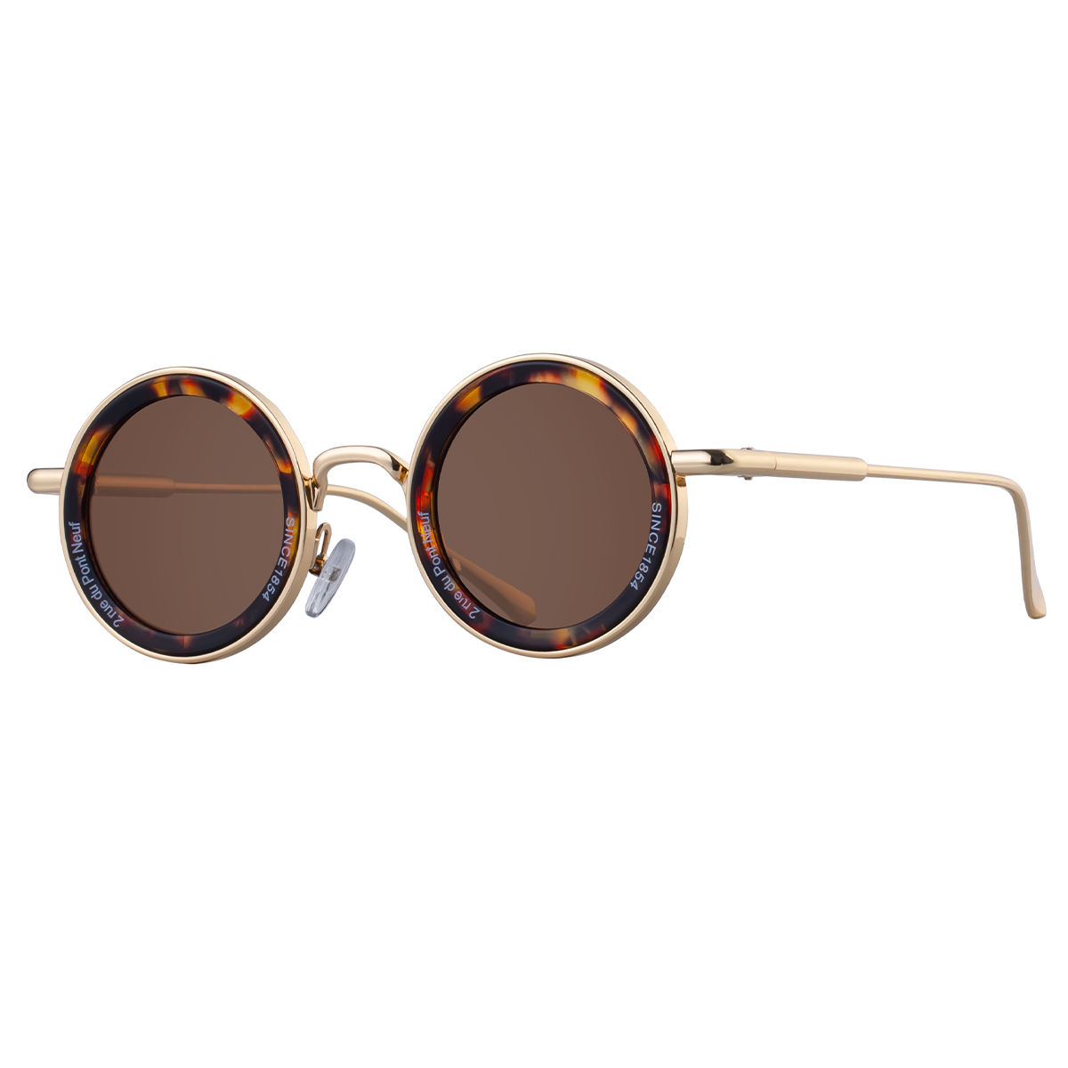 C4 marrone scuro fagiolo fiore oro tutto marrone