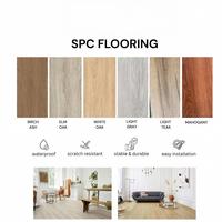 Philippinischer Markt SPC-Bodenbelag SPC-Vinylboden Stein-Kunststoff-Verbundstoff Einfache Installation Wasserdichte Holzmaserung Klick-Planken