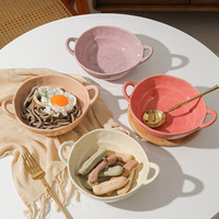 Assiettes en porcelaine émaillée colorée jetables écologiques de haute qualité, faites à la main, pour cadeaux d'affaires de luxe, promotion de marque