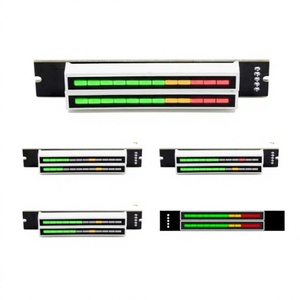 บอร์ดพัฒนาแบบสองช่องสัญญาณ 12 บิต พร้อมไฟแสดงระดับสัญญาณเสียงแบบ LED (สีเขียว 7 ดวง สีส้ม 2 ดวง สีแดง 3 ดวง) - Product Image 1