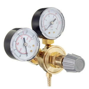 Mini-régulateur de pression en cuivre pour argon et CO2, 0-15 PSI, pour machines à souder - Product Image 1