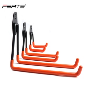 Crochet de rangement mural en forme de L pour Garage, cintre pour vélos, échelles, tuyaux de jardin, outils - Product Image 2