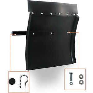 บังโคลนรถบรรทุกขนาด 24" x 24" ทำจากพลาสติกโพลี ใช้ได้กับรถบรรทุกทั่วไป - Product Image 3