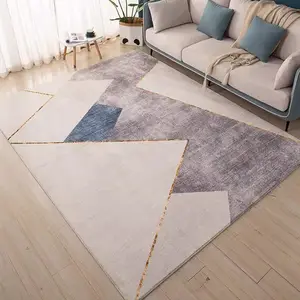 Venda quente de tapetes e carpetes grandes de luxo para sala de estar com design feito à máquina