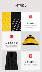 ยางจำกัดความเร็วรถยางรักษาความปลอดภัยบนท้องถนน - Product Image 3