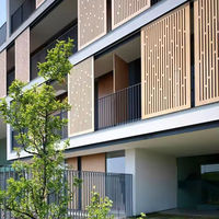 Fenêtre à double battant en aluminium peinte au design moderne, persiennes anti-ouragan, persiennes extérieures anti-poussière et ventilées