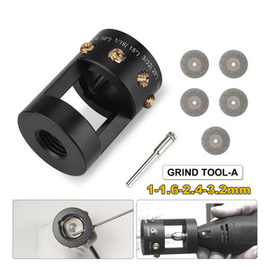 Amoladora de electrodos de tungsteno CNSPEED YC102623-BK de aleación de aluminio con discos de pulido para herramientas de soldadura - Product Image 2