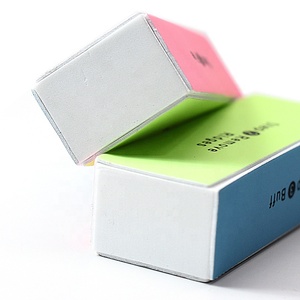 10 Uds Stock Step 4 Buff bloques de amortiguación de cuatro vías cuboide cuadrado suave esponja pasos 4 pulido y brillo - Product Image 2