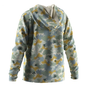 เสื้อตกปลาเด็ก ลายพราง ป้องกันแสงแดด UPF50+ มีฮู้ด - Product Image 4