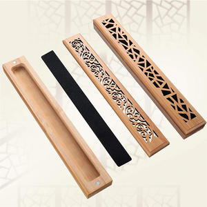 Fait à la main quemador fuente de incienso bois bambou attrape-cendres encensoir arabe brûleur d'encens support plateau support boîte - Product Image 6