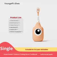 Cepillo de dientes eléctrico para niños de levitación magnética, recargable de 3 a 6 años, cerdas suaves, automático, sin forma de U