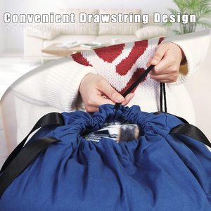High Density Cotton <b>Drawstring</b> Bags for Durable Packaging and Reusable Use - Product Image 2