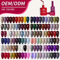 Lot de vernis à ongles gel UV professionnel en gros, 60 couleurs, semi-permanent, marque privée, non toxique, séchage rapide LED, inodore, facile à appliquer