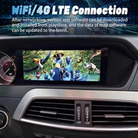 Pantalla Qualcomm de 18.8 Pulgadas con CarPlay para Mercedes Benz Clase C W204 NTG 4.5, Reproductor Multimedia Android 13, GPS, DSP, Unidad Principal