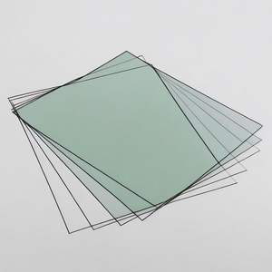 Vetro temperato solido trasparente galleggiante a ferro basso piatto curvo porta doccia decorazione per illuminazione industriale strumento - Product Image 6