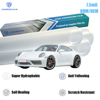 Films de protection de peinture (PPF) mats de haute qualité pour voitures, anti-rayures, protection de carrosserie, vente en gros, 7,5 MIL